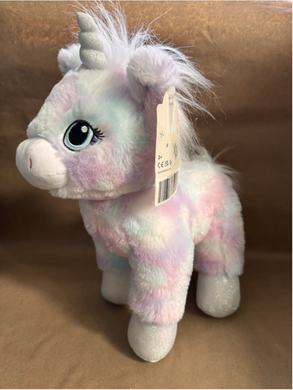 Build-A-Bear Beary Fairy Friends Enchanted Unicorn 2022 Rainbow Tag Attached - Picture 2 of 8